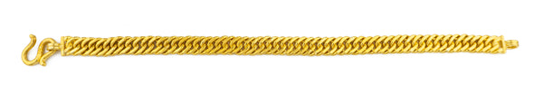 24K Cuban Link Bracelet 7 1/2"
