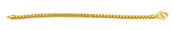24K Gold Dragon Tail Bracelet 6 3/4"