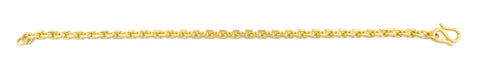24K Gold Link Bracelet (T02-31)