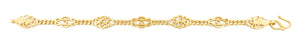 24K Gold Link Bracelet (T02-34)
