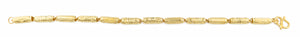 24K Gold Link Chain Bracelet (T02-39)