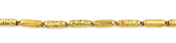 24K Gold Link Chain Bracelet (T02-39)
